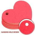 thumbnail image 5 of 4 PCS Valentine's Day Heart Tags Gift Labels Romantic Decor Stickers Wrapping Paper Red, 5 of 8