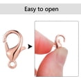 thumbnail image 4 of GHSDFBB 250PCS Lobster Claw Clasps with Open Jump Rings Set, Jewelry Clasp Jewelry Bracelet Connectors Necklace Clasp Bracelet Clasp Jump Rings for Jewelry Making(Rose Gold), 4 of 7
