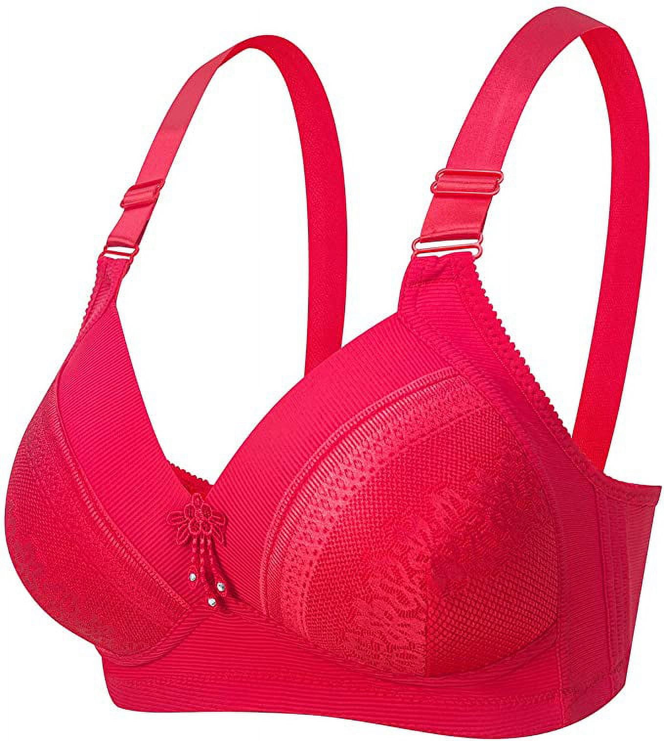 Women's Comfort Wirefree Full Coverage Seamless Bra with Embedded Pad True Body  Lift Scoop Neck Bra Size M-7XL,Orange,7XL : : Clothing, Shoes &  Accessories