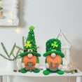 thumbnail image 3 of XGFHYJEH St Patricks Day Decorations, St Patrick's Day Decor, Leprechaun Doll, Plush Shamrock Gnomes Decorations for Home, Office, Green St. Patricks Day Table Centerpiece, Irish Gifts, 3 of 5