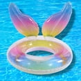 thumbnail image 1 of Anillo de natación inflable de 70cm/90cm, anillo flotante portátil para playa (ala de 90cm) Tmvgtek Para Estrenar, 1 of 5