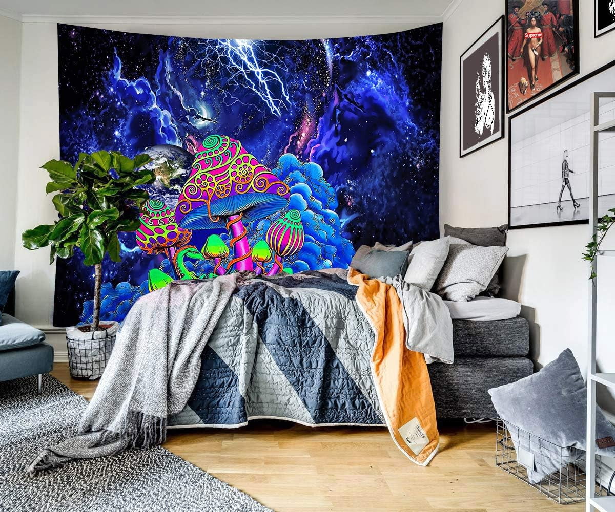 Galaxy Nebula Wall Hanging, 130X150CM Abstract Art Psychedelic