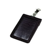 Advantus® Holder,Badge,Croc,Strp,Bk 76399