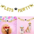 thumbnail image 6 of Amosfun 1Pc Pet Dog Banner Golden Party Bunting for Themed Pet Party Supplies, 6 of 8