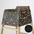 thumbnail image 5 of Sweet Jojo Designs Boho Floral Wildflower Black and Orange Girl Multi Use Baby Car Seat and Nursing Cover, 5 of 6