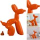 thumbnail image 4 of Figuras Funny Globo Caca Resina Sculpture Ornament () Naranja, 4 of 9
