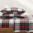 thumbnail image 3 of Levtex Home - Spencer Plaid Twin Sheet Set - Top Sheet (66x96in.), Fitted Sheet (39x75), and One Pillowcase (20x30in.) - Cotton, 3 of 4