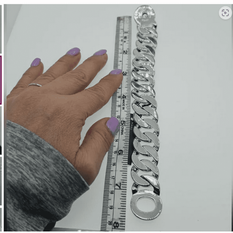Marc Jacobs Katie Twist Lock Cream Resin and Silver-Tone Chain Bracelet MARC JACOBS KATIE TURNLOCK SILVER-TONE BRACELET - Walmart.com main image 2