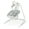 Ingenuity InLighten 5-Speed Baby Swing, Swivel Infant Seat, Nature Sounds, Lights - Van