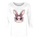 thumbnail image 5 of Camisetas Casuales de las Mujeres Impresas 3/4 Manga Cuello Redondo Blusa, Moda Ligera Superior para el Hogar Y el Uso Diario, Cómoda Imitación de la Tela Del Estante, 5 of 7