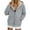 Gray, variant on Kilaqueen Women Zip Up Fleece Jacket Thick Sherpa Lined Hooded Sweatshirts Long Sleeve Winter Thermal Hoodie Coats with Pockets