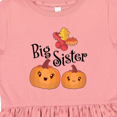 thumbnail image 4 of Inktastic Big Sister Pumpkins with Fall Leaves Girls Toddler Dress, 4 of 5