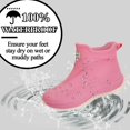 thumbnail image 2 of AUXDIQ Women Rain Boots Outdoor Garden Boots Waterproof Ankle Rain Shoes, 2 of 6