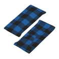 thumbnail image 3 of Yiaed Blue Black Plaid Print Sports Headbands,Moisture Wicking Workout Headband, Sweatband Headbands for Running,Cycling for Women and Men, 3 of 8