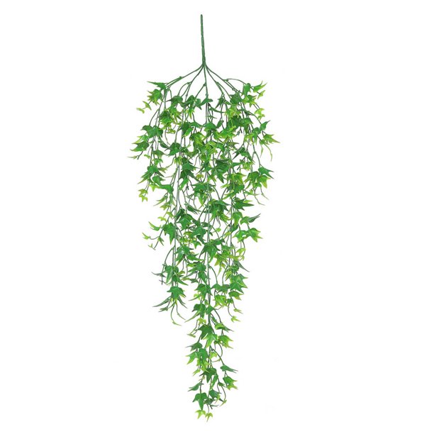 Moyic 6 estilos, 1 Uds., planta de decoración Artificial, cesta colgante de vid, plantas de hierba, hojas de uva para decoración de fiesta en el Plantas Artificiales verde PC 1 Moyic HA6618-01B