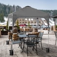 thumbnail image 2 of Gymax 6.6x6.6 FT Pop up Canopy Tent Shelter Height Adjustable w/ Roller Bag Grey, 2 of 9
