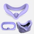 thumbnail image 4 of VR Cover Accessories Set For Quest 2 - Silicone Shell, Controller Grips, Face Cover, Button Caps, Lens Cover Glasses Cloth Set, 4 of 6