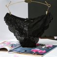thumbnail image 1 of TrowBridge-bragas sexys para mujer, ropa interior de encaje Floral, calzoncillos transpirables de cintura baja, lencería ahuecada, lazos dulces, oferta, 1 of 4