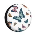 thumbnail image 2 of PUREYAH Funny Butterfly Rv Spare Tire Cover, Wheel Covers Protectors Universal Fit for Camping Travel Trailer Truck 16 inch, 2 of 6