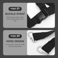 thumbnail image 2 of TABLETREANDS 1 Set Weight Bearing Supporter Belt for Gym Straps Men D-Ring with 2 Hooks for Running Practice, 2 of 8