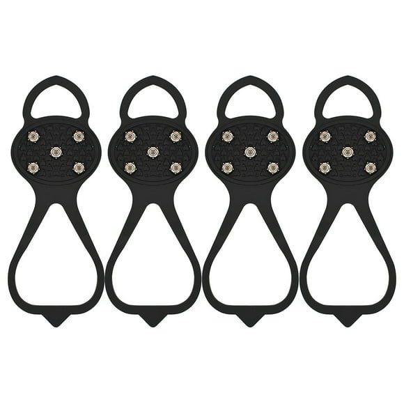 Summer Savings Clearance! Non-Slip Spikes Snow Cleats, Ice Grips Crampons for Hiking Boots, Anti-Skid Covers for Winter Sports, Snow and Ice Walking