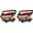 Red, variant on Panini Press Sandwich Maker & Electric Indoor Grill with Locking Lid, Opens Wide to Fit Any Thickness for Quesadillas, Burgers & More, Nonstick 8" x 10" Grids, Chrome