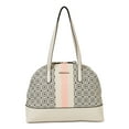 thumbnail image 2 of Time and Tru Women's 3 in 1 Satchel Bag 3-Piece Set Papyrus Geometric, 2 of 4