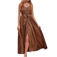 thumbnail image 1 of Mini vestido de princesa con cuello en V y botones sexys para mujer con hombros descubiertos y hombros descubiertos Fridja  hj5115, 1 of 1