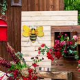 thumbnail image 5 of Metal Bee Wall Decor Outdoor Garden Metal Wall Art Hanging Decorative Metal And Glass Indoor Home Hanging Decorations For Fence,patio,living Room(1pcs, 5 of 5