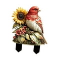 thumbnail image 4 of Decoración de Girasol Acrílico Decorativo Decorativo Decorativo de Plano Rojo 2d en Macetas, 4 of 9