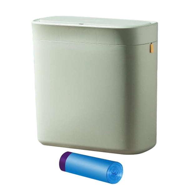 Cubo de basura automático de 16 l con gran capacidad y sistema de inducción inteligente. Verde
