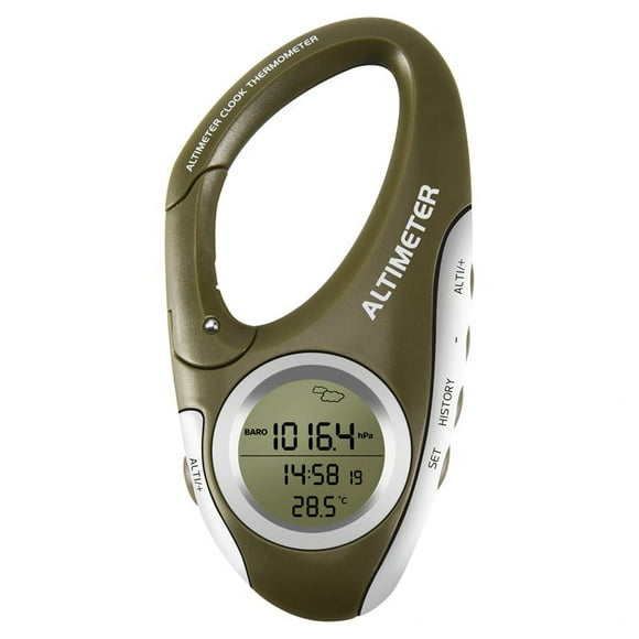 Electronic Altimeter Carabiner Altimeter Handheld Thermometer Outdoor Fishing WeatXL21212