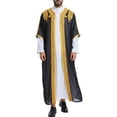 thumbnail image 1 of Hombres Cortos Pantalones Cortos Sólidos Patchwork Bordado Manga Corta Cardigan Vestido para la Fiesta, Casual, Vestido Diario Hombres Vestido Corto, 1 of 8
