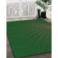 thumbnail image 2 of Ahgly Company Indoor Square Patterned Dark Forest Green Area Rugs, 6' Square, 2 of 6