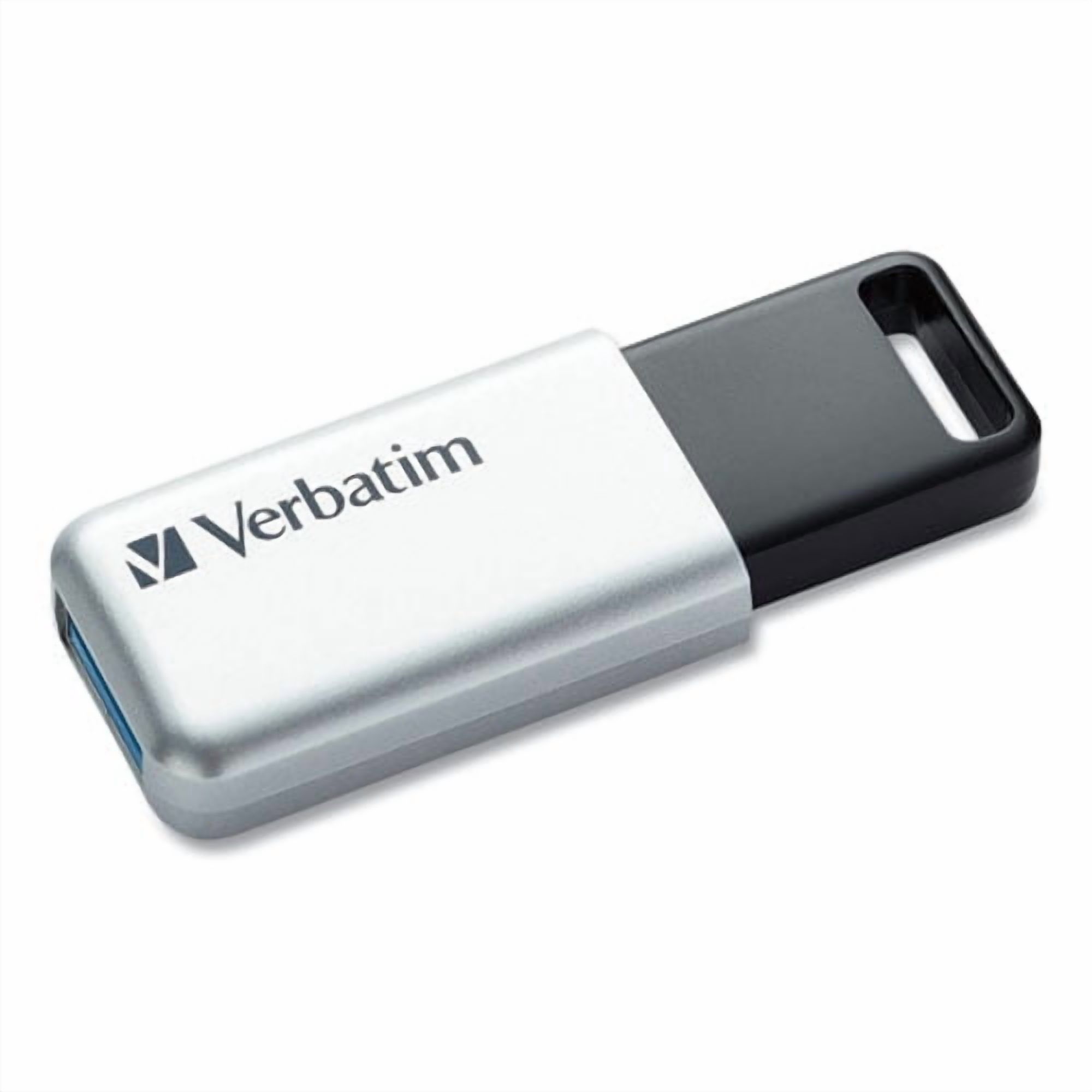 Store 'n' Go Secure Pro Usb Flash Drive With Aes 256 Encryption, 128 Gb, Silver | Bundle of 2