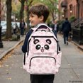 thumbnail image 6 of Chririnla Watercolor Cherry Blossom Print with Gradient Effect Lightweight School Backpack with Soft Soft Padded Elementary Backpack, Waterproof 17 Inch Shoulder Bookbag for Elementary School Casual, 6 of 9