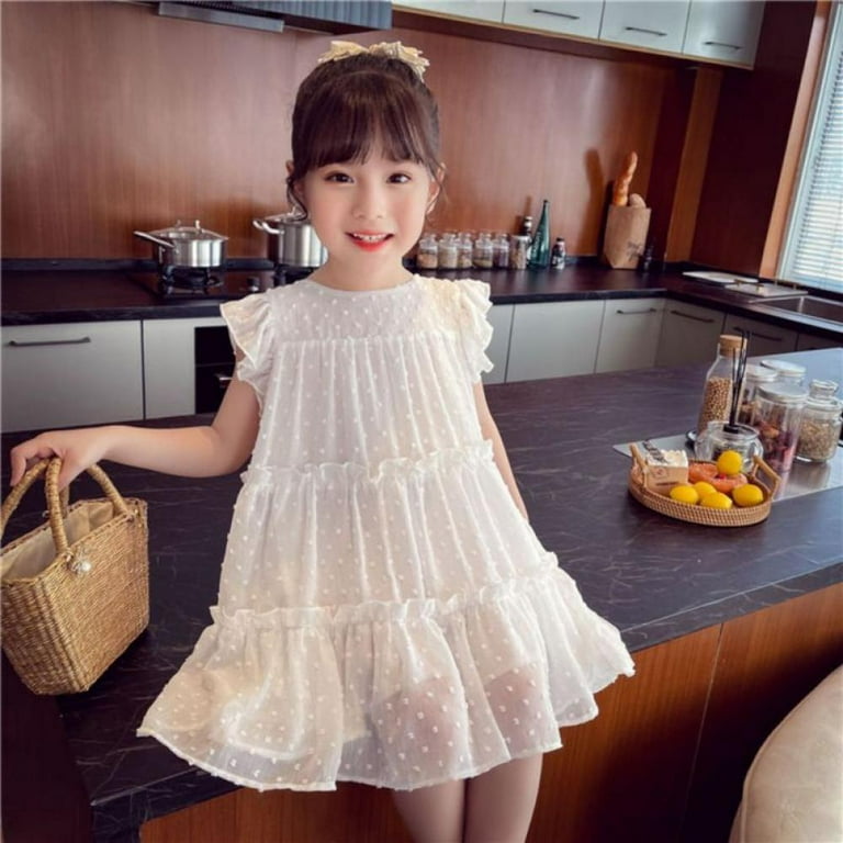 Chiffon dress best sale for little girl