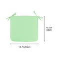 thumbnail image 3 of geerera 15x15 Inch Square Chair Cushion with Straps, Outdoor Seat Pad for Patio, Dining Chairs, Office, Kitchen, 3 of 7