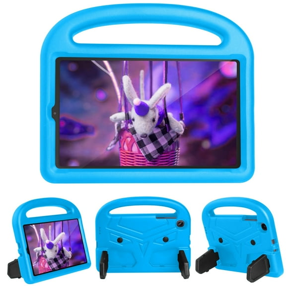 Dteck Kids Case For Samsung Galaxy Tab A4S /Galaxy Tab A 8.4 (2020) , Shockproof Light Weight Handle Stand Case EVA Foam Protective Cover with Kickstand,Blue Sparrow