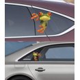 thumbnail image 2 of 3D lindo Peep Frog divertido coche pegatinas camión ventana vinilo calcomanía gráficos Auto 2 piezas JM JM, 2 of 5