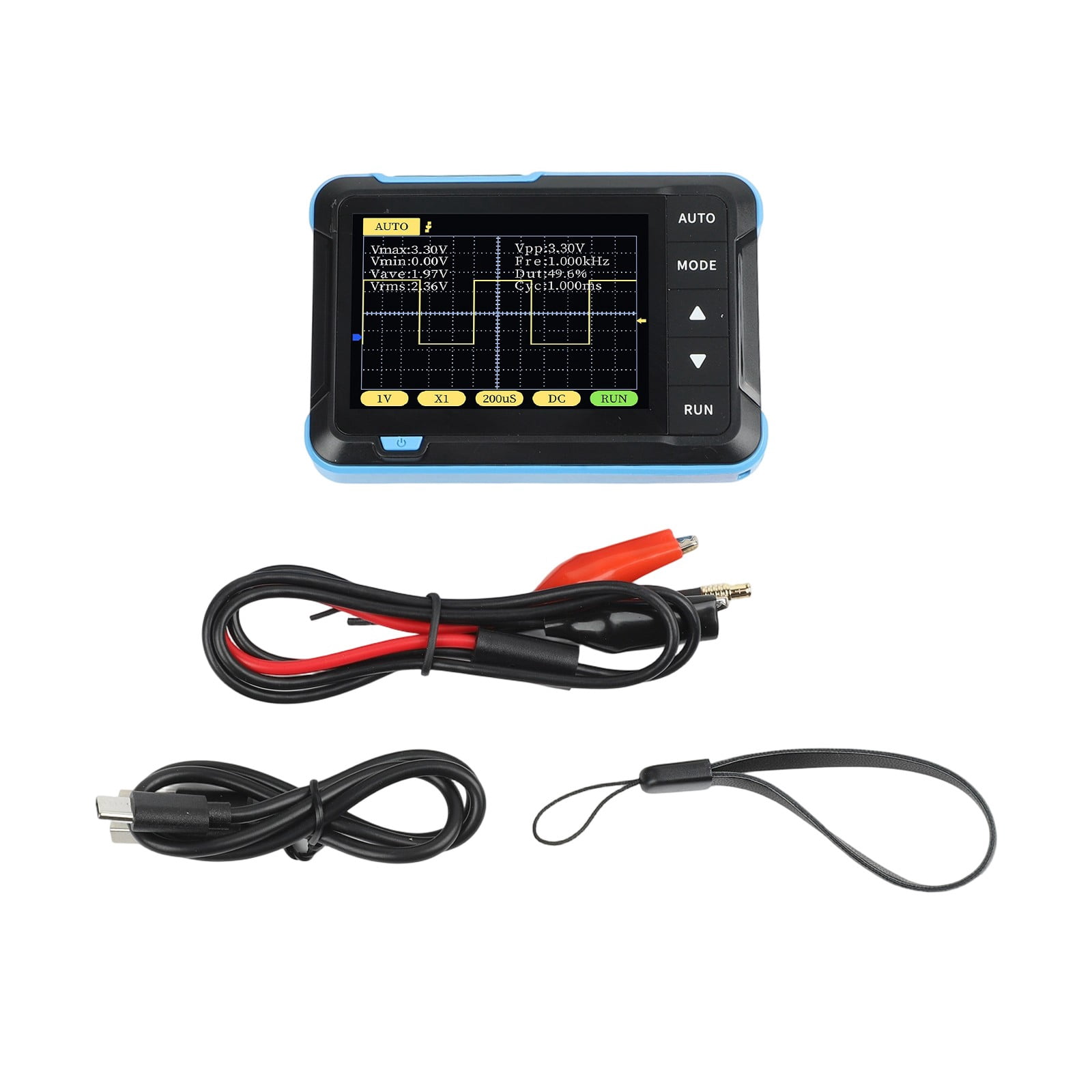 SO152 Handheld Digital Oscilloscope 2.5MSa/s, 200KHz, Analog Bandwidth 800VPP