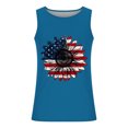 thumbnail image 3 of Tanques para Hombre para el Verano Solto Chaleco Impresión Deportivo Cuello Redondo, Casual, 3 of 3