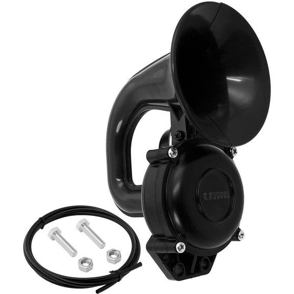 Vixen Horns Train Horn Trumpet Black for Motorcycle/Bike/Truck/Car. Super Loud dB. Fits 12v/24v Vehicles VXH1101