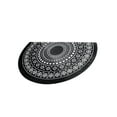 thumbnail image 2 of pitrice Anti Slip Kitchen Floor Mats Fast Drying for Office Dining Room Living Room White Black 40x60cm, 2 of 8