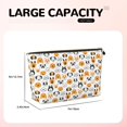 thumbnail image 4 of Picia Dog Faces Printed Leather Travel Toiletry Bag,Cosmetic Organizer, Makeup Travel Bag, Durable Travel Pouch, Compact Toiletry Bag, Travel Accessories, 4 of 6