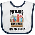 thumbnail image 3 of Inktastic Future Handyman Like Daddy Boys Baby Bib, 3 of 4