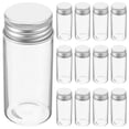 thumbnail image 3 of 24pcs Glass Test Tubes Small Vials Sealed Lid Test Tubes Leakproof Flat Test Tubes 30ml, 3 of 8