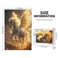 thumbnail image 4 of Naloa Golden Winged White Horse Custom Puzzles Personalized Puzzle 1000 Pieces from Photo Custom Jigsaw Puzzle for Wedding, Graduation, (29.5×19.7in, Vertical), 4 of 9