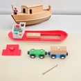 thumbnail image 4 of WHAMVOX 1 Set Train Layout Boat Kit for Roleplaying Parent Child Interaction with Wooden Material, 4 of 8