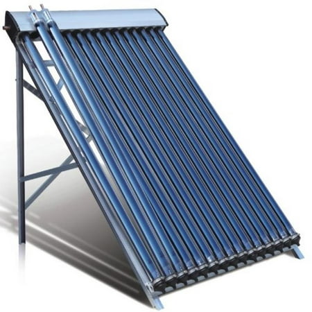 15 Tube Duda Solar Water Heater Collector 37° Frame Evacuated Vacuum Tubes SRCC Certified (Best Solar Water Heater)